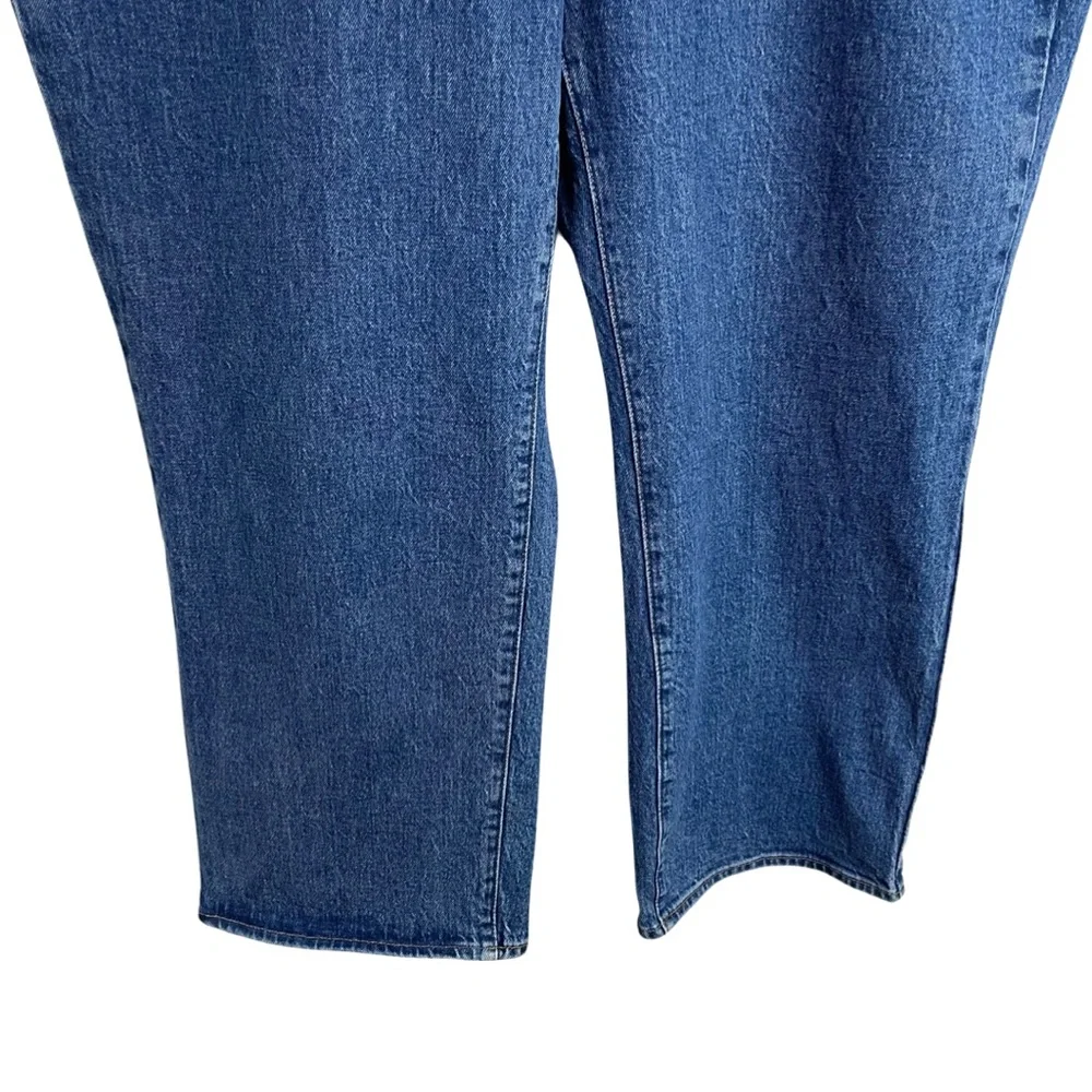 Levi’s Ribcage Straight Ankle Jeans 22W Long Button Fly - Picture 3 of 11
